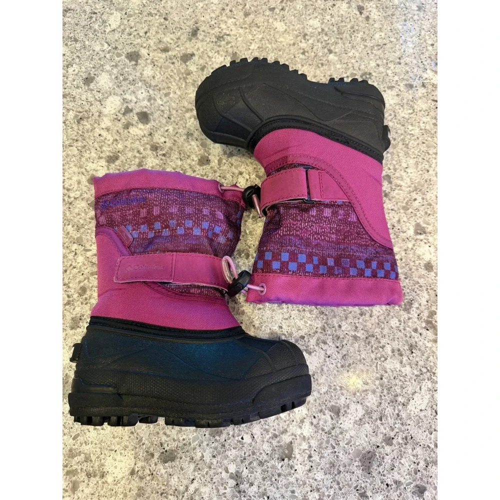 Columbia Toddler Waterproof Powderbug Plus Insulated Warm Snow Boots Size 8